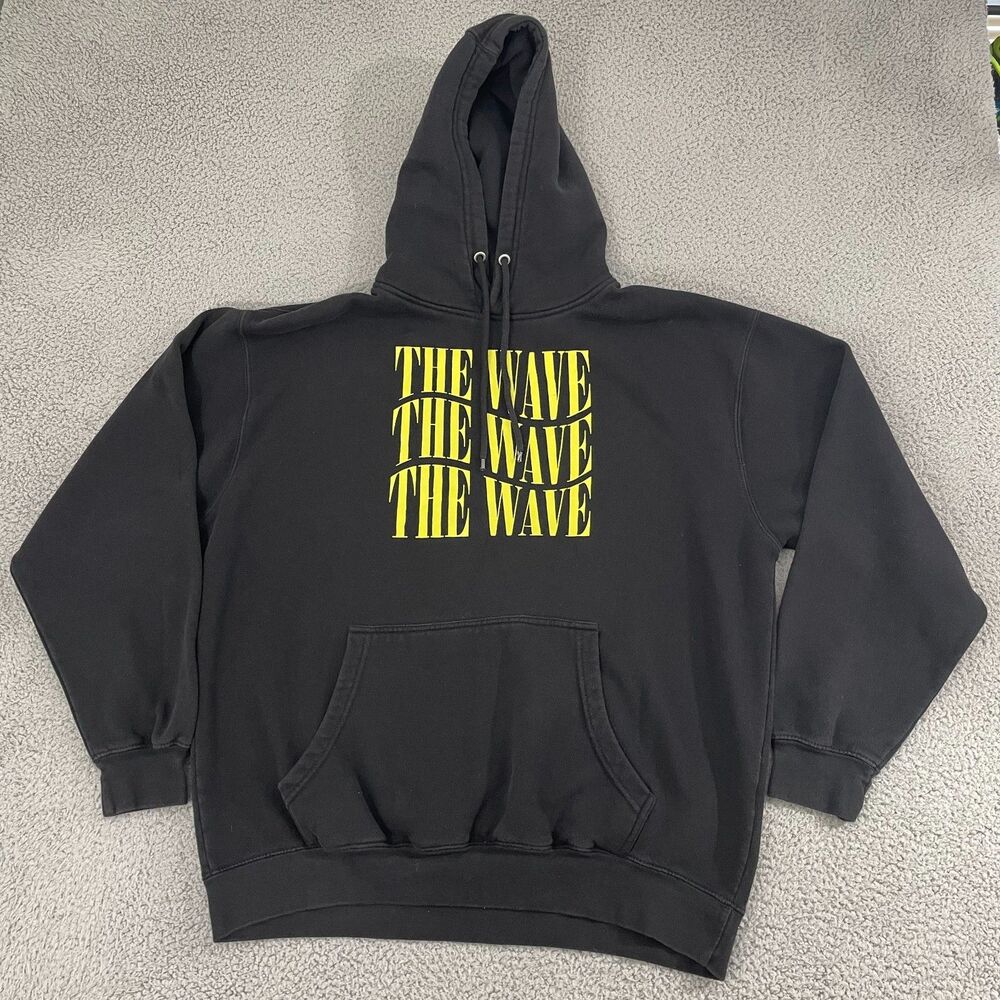 Fanjoy The Wave Hoodie Men XL Black Pullover